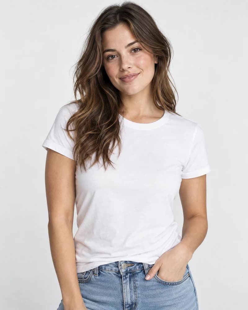 T-shirt / Clean studio, studio style example