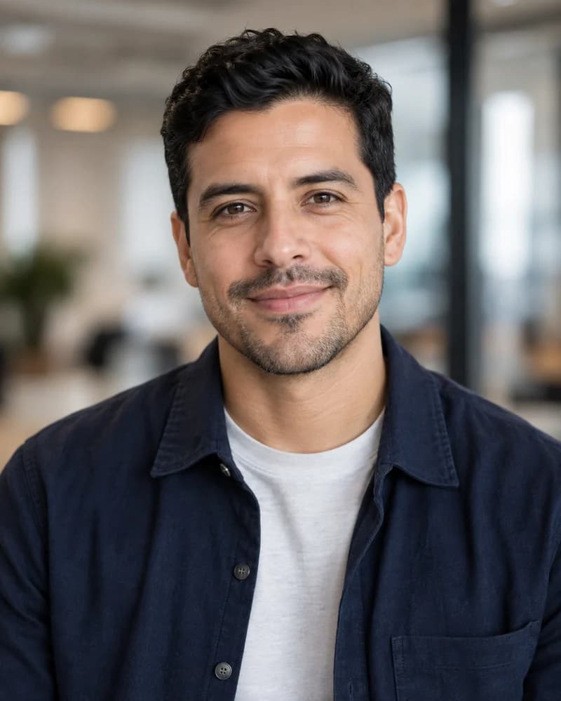 Smart casual: professional portrait style example